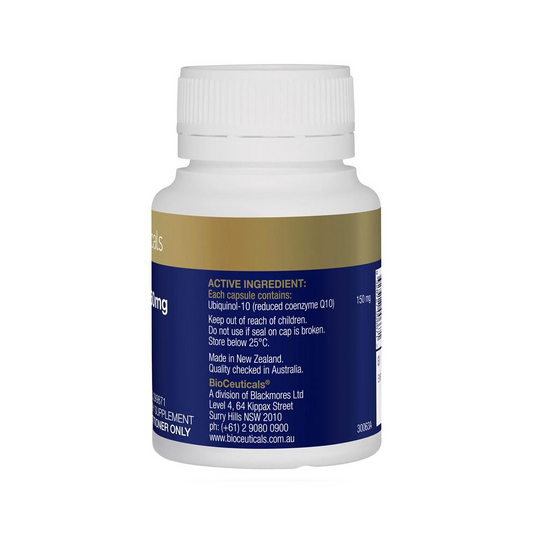 BioCeuticals Ubiquinol BioActive 150mg 30 Capsules