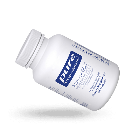Pure Encapsulations Mineral 650 Without Copper And Iron - 180 Capsules