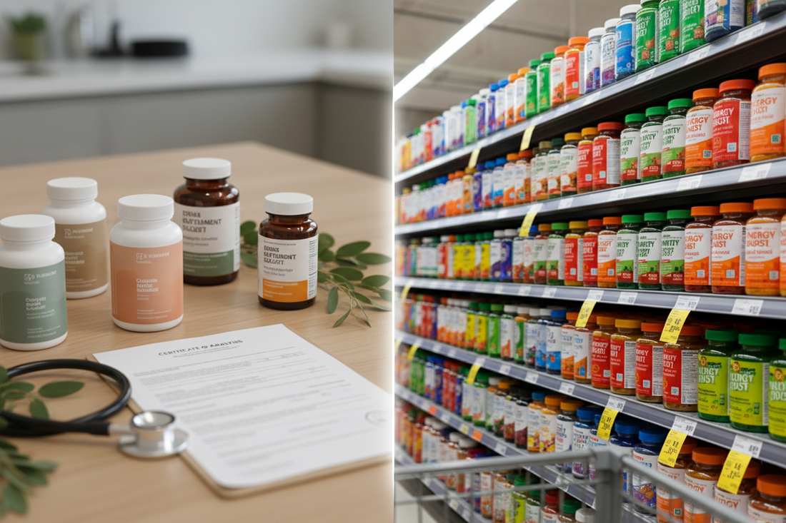 Practitioner Grade vs. Over-the-Counter Supplements: What's the Actual Difference?