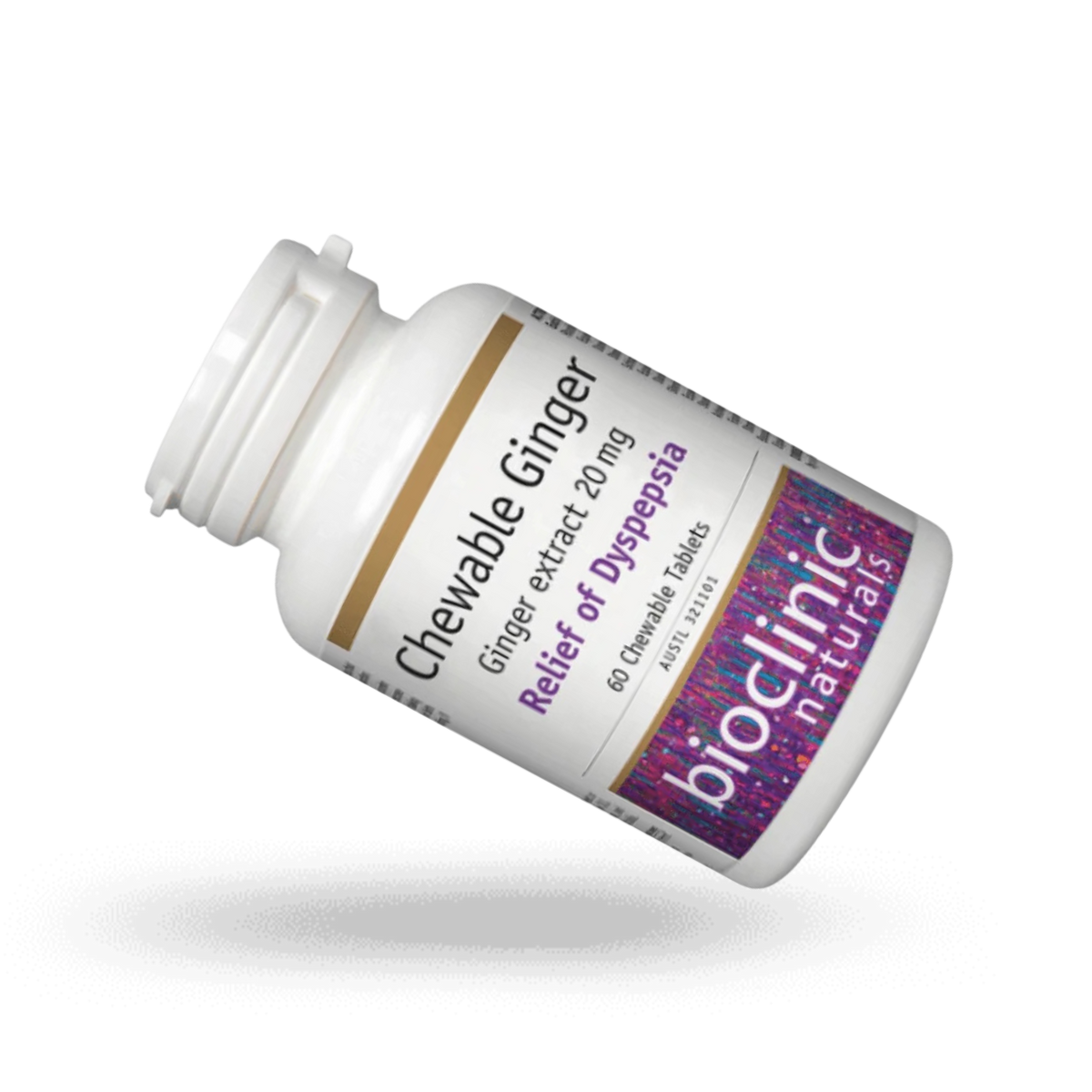 Bioclinic Naturals Chewable Ginger 60ct