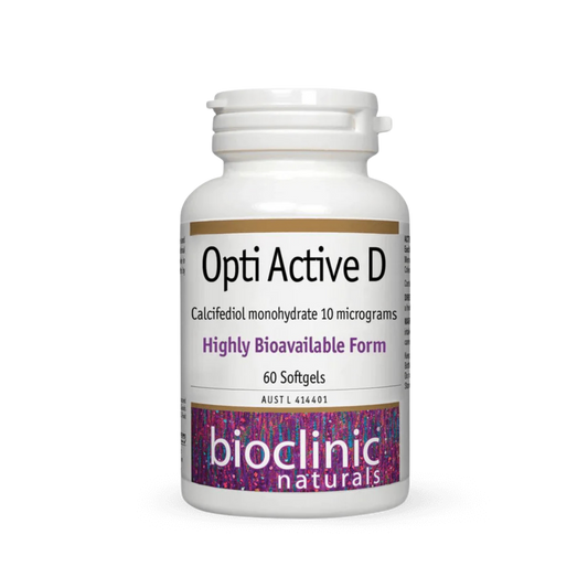 Bioclinic Naturals Opti Active D 60 Softgels