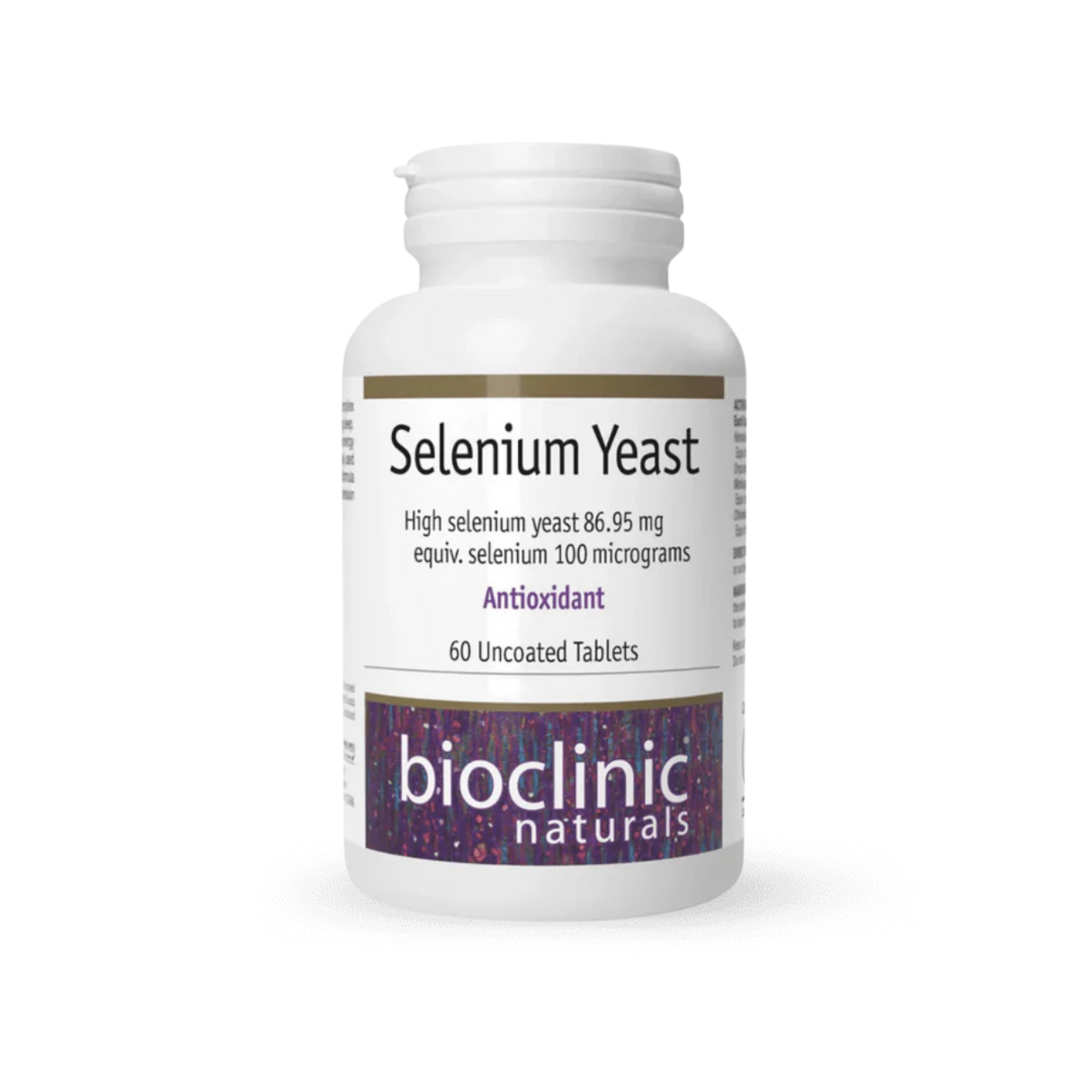 Bioclinic Naturals Selenium Yeast 60 Uncoated Tablets