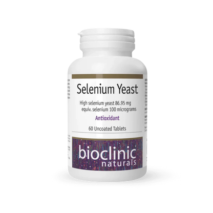 Bioclinic Naturals Selenium Yeast 60 Uncoated Tablets