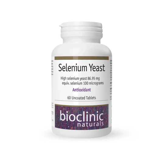 Bioclinic Naturals Selenium Yeast 60 Uncoated Tablets
