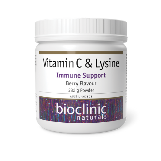 Bioclinic Naturals Vitamin C & Lysine 282g Powder