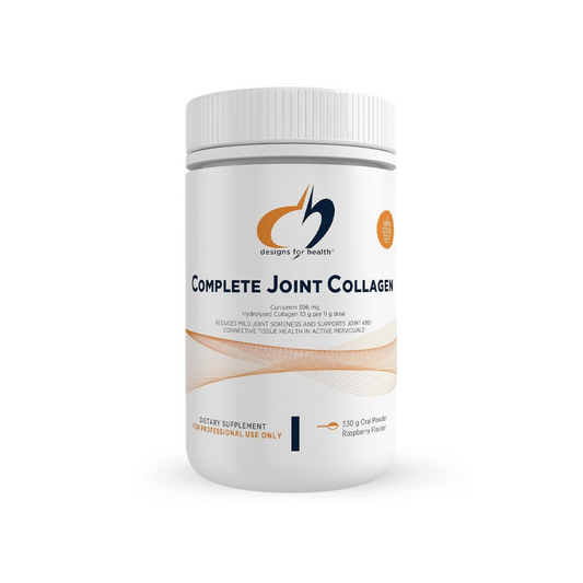 Designs For Health – Complete Joint Collagen 330 g Raspberry