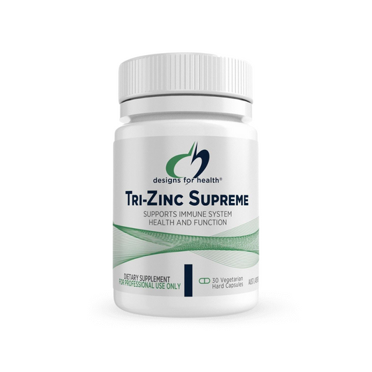 Designs For Health – Tri-Zinc Supreme 30 Capsules