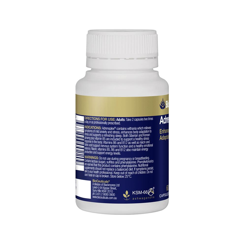 BioCeuticals Adrenoplex 60 Capsules