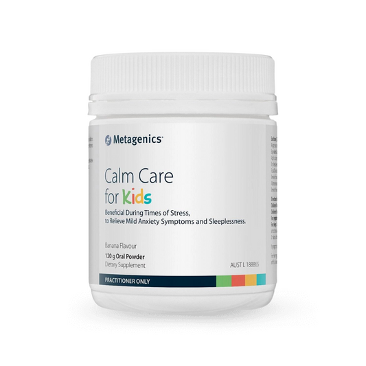 Metagenics Calm Care for Kids Banana flavour 120g oral powder