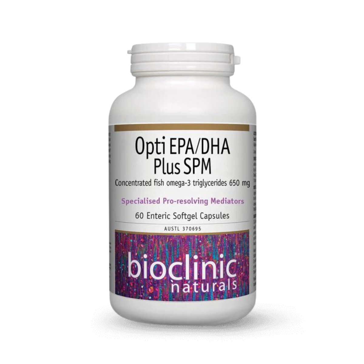 Bioclinic Naturals Opti EPA/DHA Plus SPM 60 Capsules