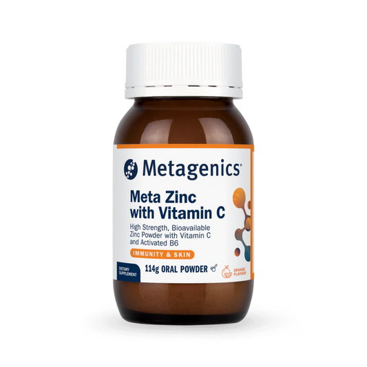 Metagenics Meta Zinc with Vitamin C Orange 114g