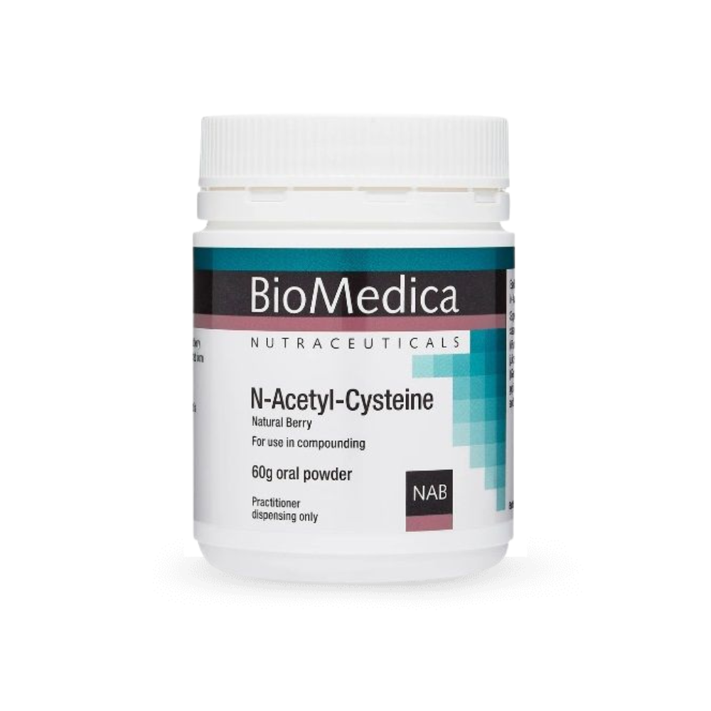 Biomedica N Acetyl Cysteine Natural Berry Flavour 60g