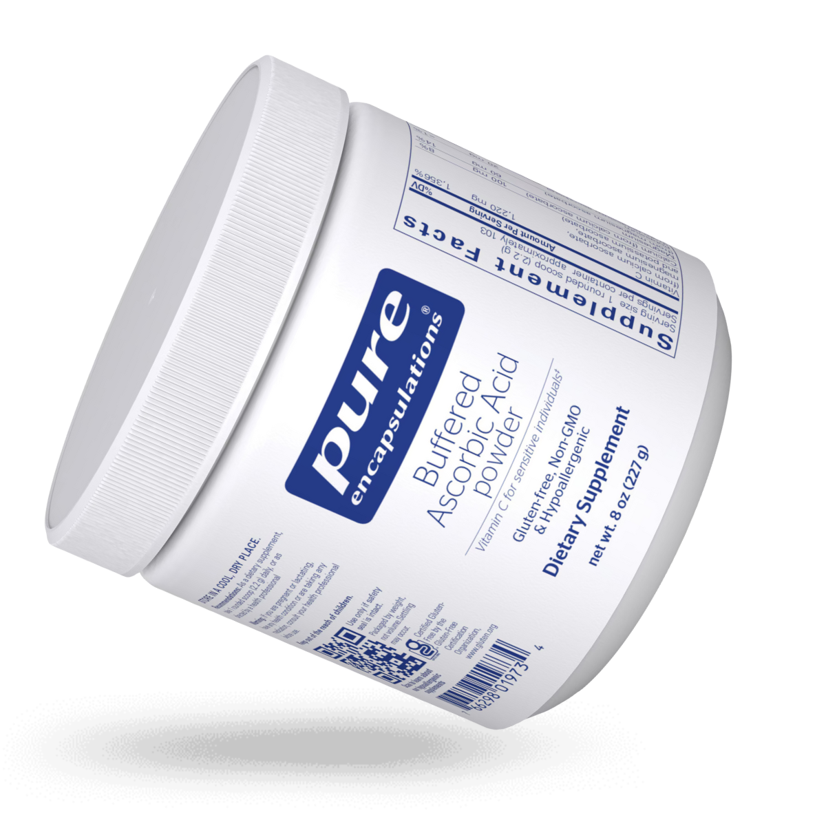 Buffriedo Pure Encapsulations Buffered Ascorbic Acid powder 227g – Sanozinatural