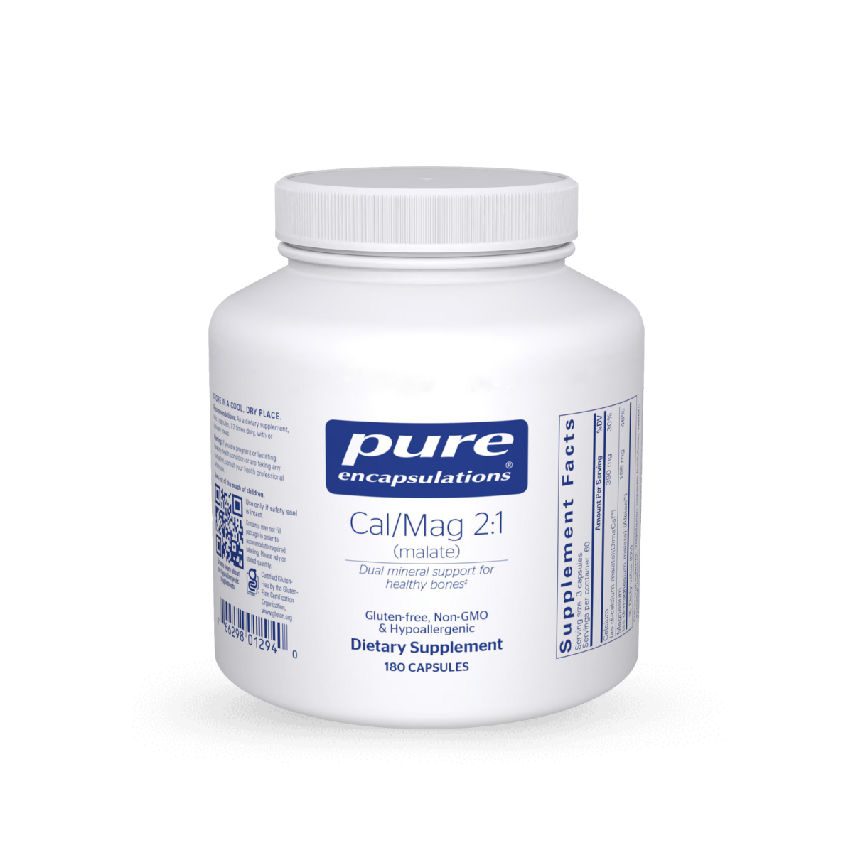 Pure Encapsulations Calcium Magnesium (malate) 2:1 180C