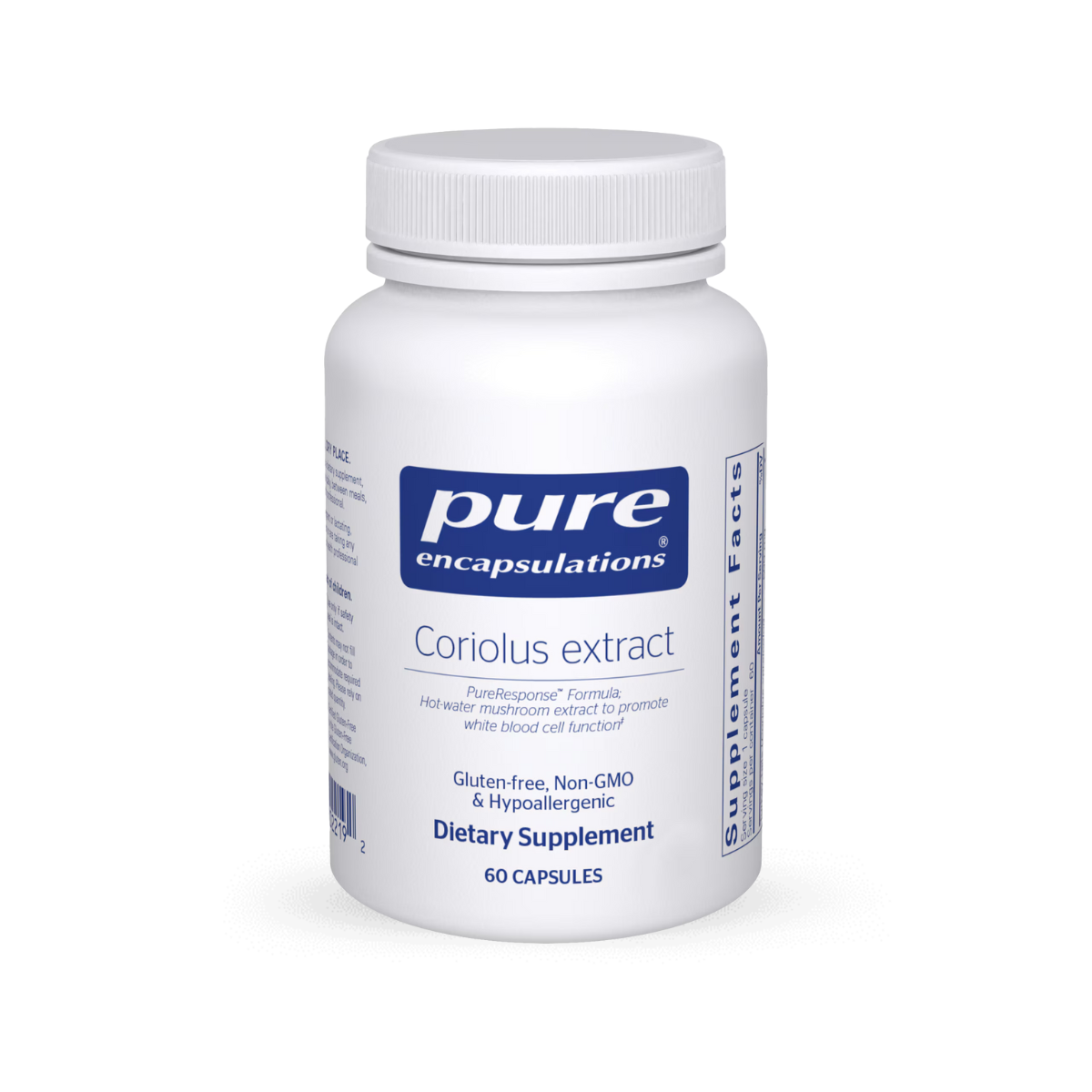 Pure Encapsulations Coriolus extract 60 Capsules