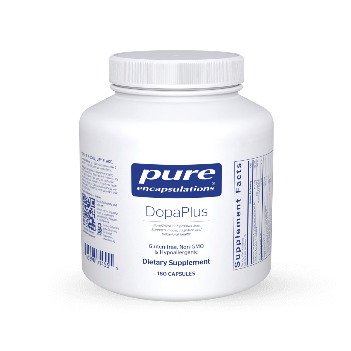  Pure Encapsulations DopaPlus 180 Capsules