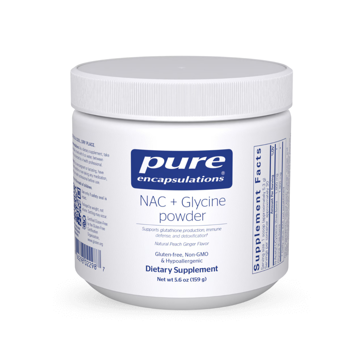 Pure Encapsulations NAC + Glycine Powder 159g