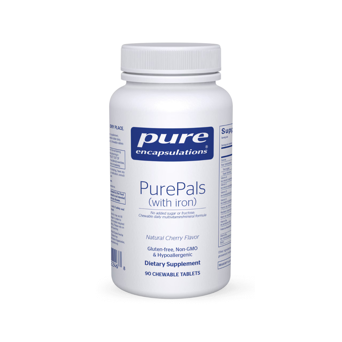 Pure Encapsulations PurePals (with iron) 90 chewable tablets