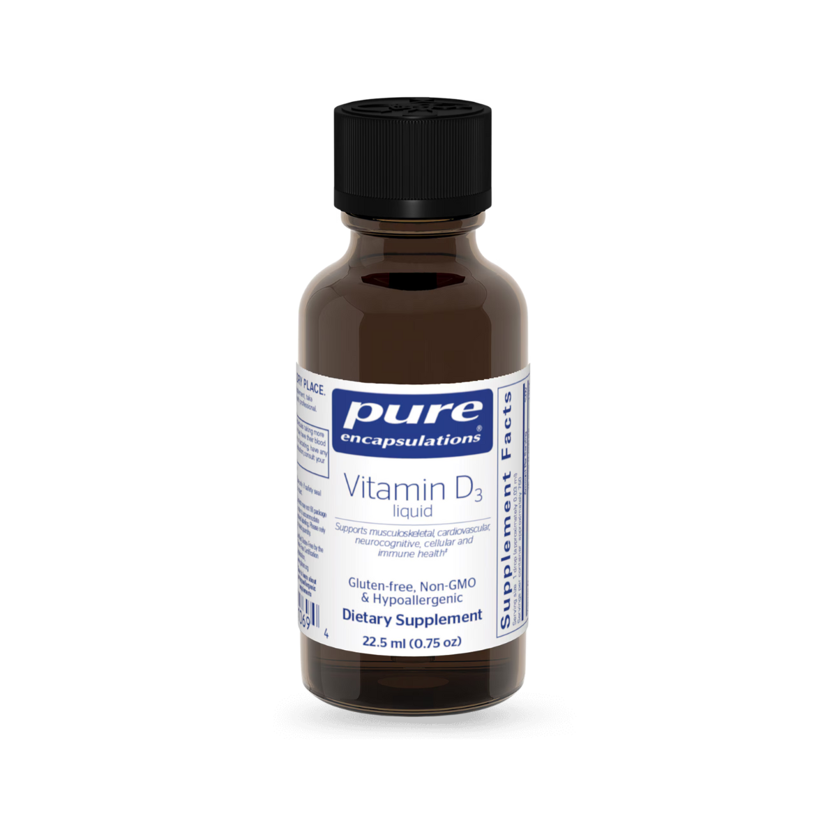 Pure Encapsulations Vitamin D3 liquid 22.5 ml