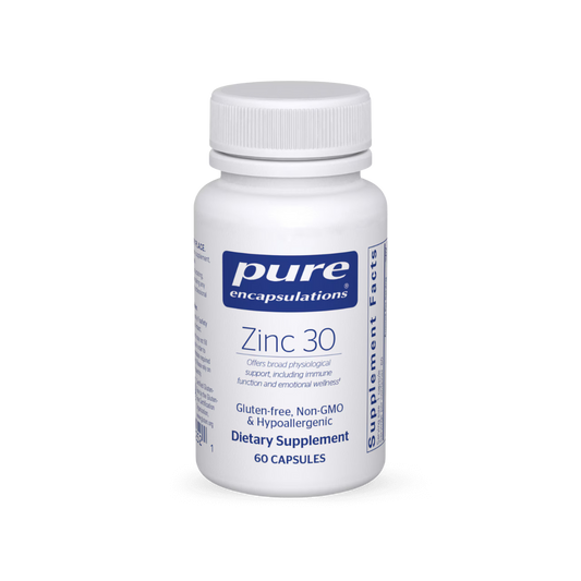 Pure Encapsulations Zinc 30 - 60 Capsules