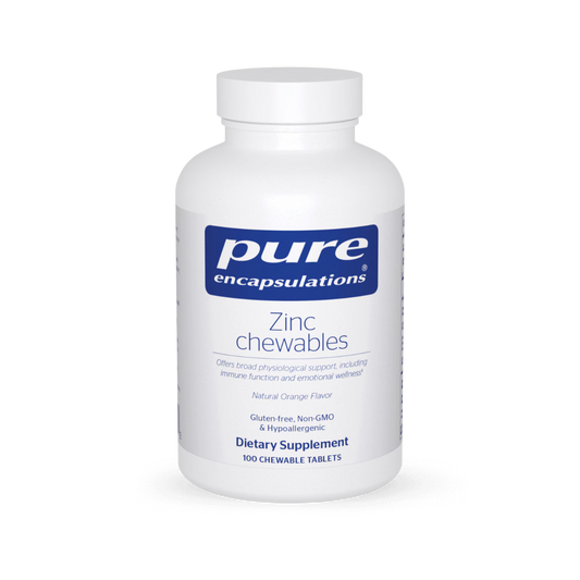 Pure Encapsulations Zinc chewables 100 Chewable Tablets 