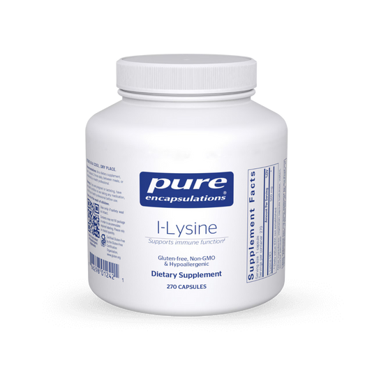 Pure Encapsulations l-Lysine 180 Capsules