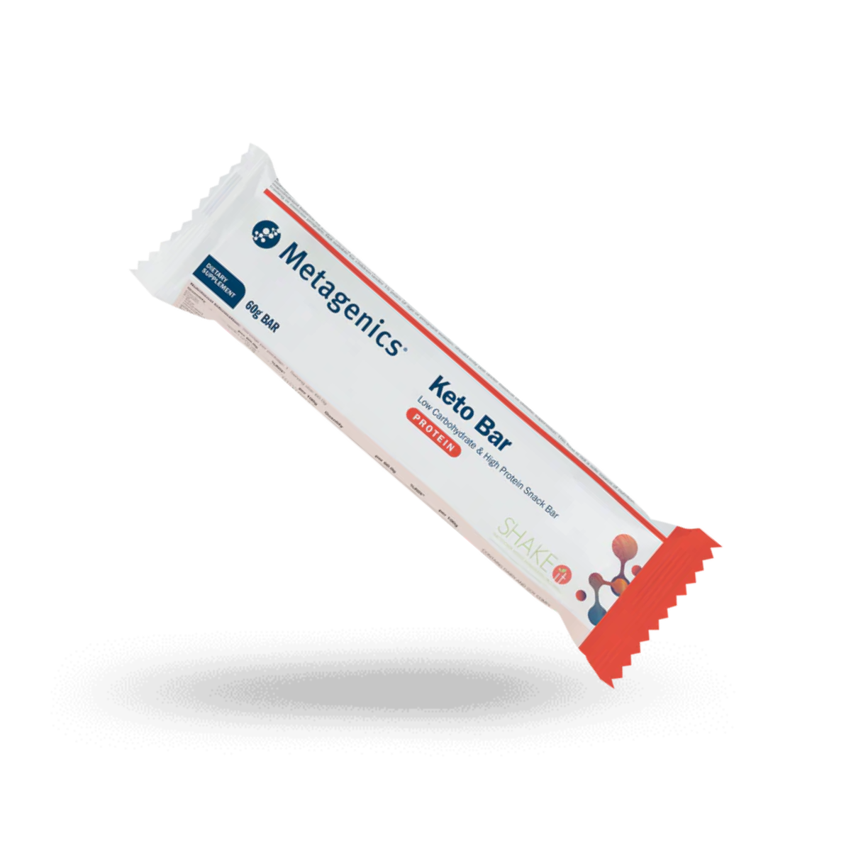 Metagenics Shake It Keto Bar Caramel 60g Bar 10 Pack