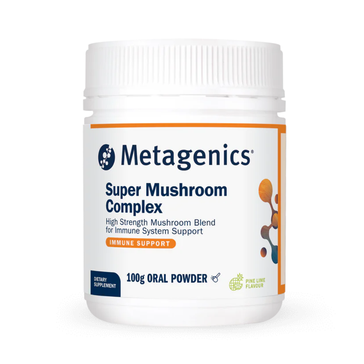 Metagenics Super Mushroom Complex Pine Lime 100g