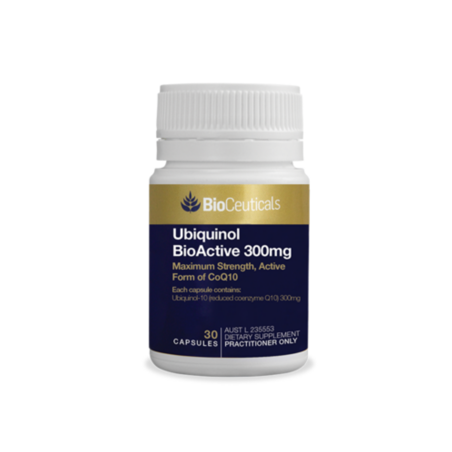 BioCeuticals Ubiquinol BioActive 300mg 30  Capsules