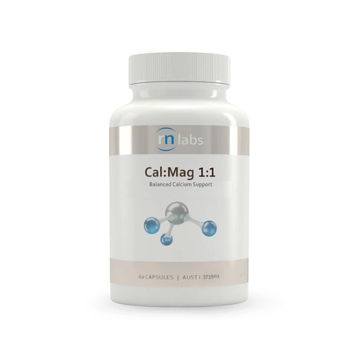 RN Labs Cal:Mag 1:1 60 Capsules